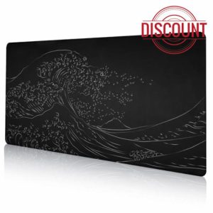 DAWNTREES 120x60 cm Japanese Sea Wave Large Mouse Pad