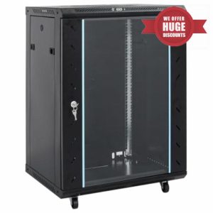 idaXL 15U Network Cabinet Server Rack - Cold-Rolled Steel