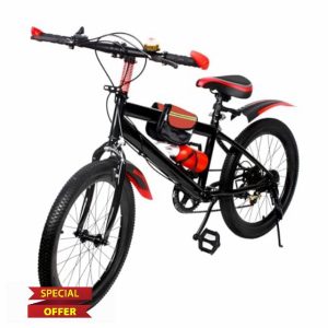 Shiyinge Road City Multi-Gear Hard Steel Bicycles for young people teenagers welding bicycle Unisex Mountain Bike MTB Kids Girls Boys Speed Mountainbike Bicycle 20 inch 7 Speed 85kg load capacity