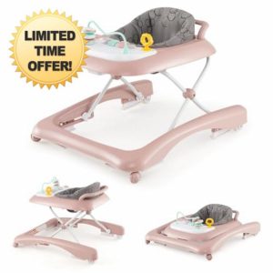 COSTWAY Folding Baby Walker