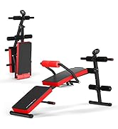 COSTWAY 3/4-Piece Cable Machine Attachment Set, LAT Pulldown Equipment with V-Shaped Press Down H...