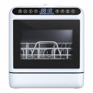Table Top Dishwasher with 5L Built-In Water Tank | Automatic Tabletop Dishwasher with 5 Place Settings
