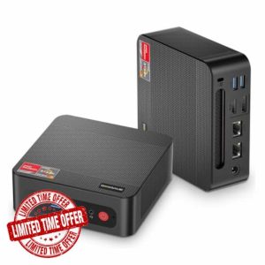 BOSGAME P4Pro Mini Gaming PC [Dual LAN]
