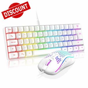 RedThunder 60% RGB Gaming Keyboard and Mouse Combo