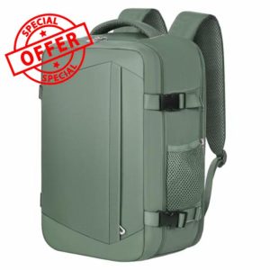 KIRFEIHT Cabin Bags 40x20x25 for Ryanair Underseat Carry-Ons Travel Bag - Hand Luggage Backpack Cabin Bag Small Size 20L - Office Daypack School Bag (Green)