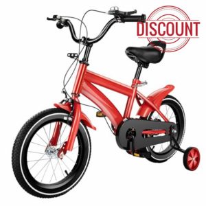 Levkitch 14 Inch Kids Bike for 3-7 Years Old Girls and Boys