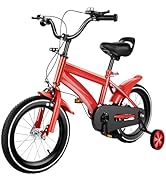 Levkitch Kids Bike 18-Inch Tyres Road Bicycles for 1.25-1.4m Boys Girls