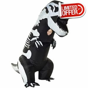 Morph Skeleton Inflatable Dinosaur Costume Kids