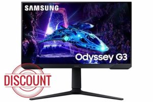 Samsung Odyssey G3 LS24DG300EUXXU 24" 180Hz 1ms FullHD Gaming Monitor - 1920x1080