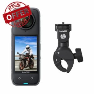Insta360 X4 Motorcycle Handlebar Bundle - 8K Waterproof 360 Action Camera