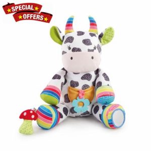 Blossom Farm Martha Moo Jumbo Activity Sensory Toy for Children from Birth Early Learning Centre Baby Activity Centres Newborn Toys Newborn Baby Toys Baby Toys Cow Toy Gift Baby Tummy Time