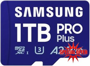 Samsung PRO Plus (2024) microSD card + SD adapter