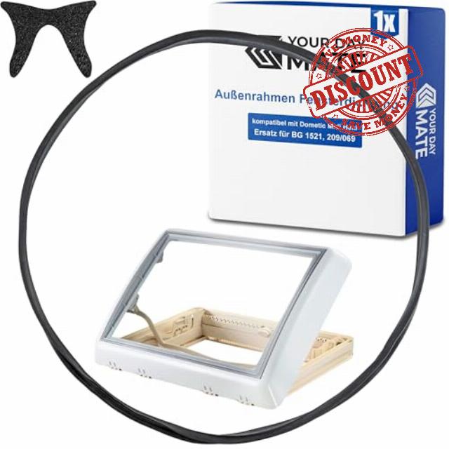 Outer Frame Window Seal Compatible with Dometic Midi Heki Roof Windows