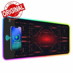 H.May Wireless Charging RGB Gaming Mouse Pad