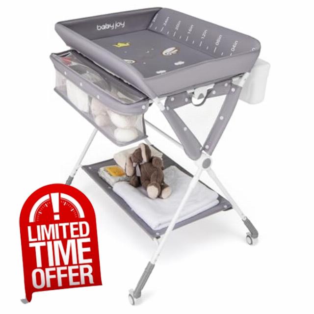 GYMAX Folding Baby Changing Table