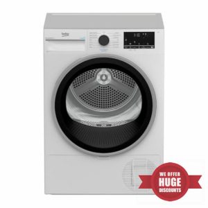 Beko SteamCure 8kg Heat Pump Tumble Dryer - White
