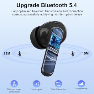 Bluetooth 5.4 Headphones In Ear with 4 ENC Mic