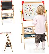 COSTWAY Kids Corner Play Kitchen, 9-in-1 Wooden Pretend Cooking Playset with Realistic Lights & S...