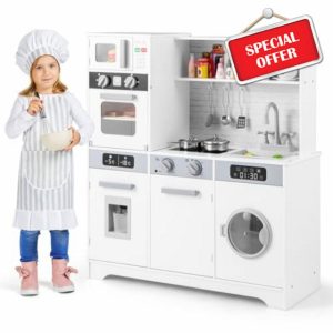 COSTWAY Kids Wooden Kitchen