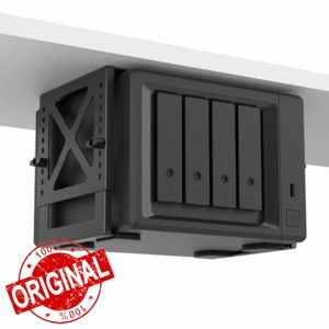 Monzlteck Adjustable Under Desk PC or NAS Mount Bracket Holder,Compatible with Desktop NAS(Network Attached Storage)