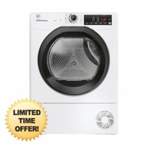 Hoover H-DRY 350 HRE C9TBE-80 Wifi Connected 9Kg Condenser Tumble Dryer - White - B Rated            [Energy Class B]