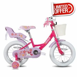 STITCH Unicorn 12/14/16/18 Inch Girls Bike for 2-9 Years Old Kids