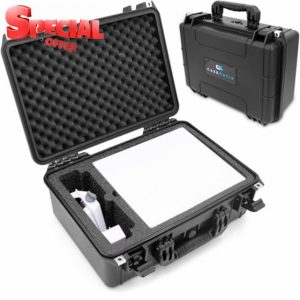 CASEMATIX Waterproof Travel Case Compatible with Starlink Mini Dish