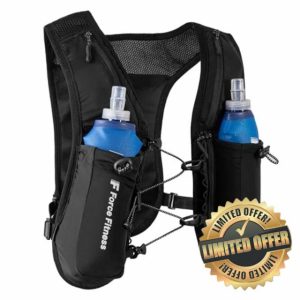Force Fitness Running Hydration Vest - With or without 500ml bottles