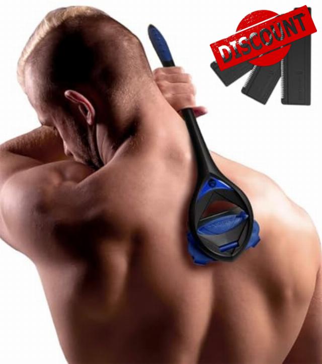 BakBlade 3.0 Stealth - Back Shaver for Men