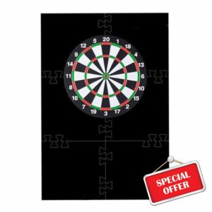Quaeetyu Dartboard Protector For Wall Guards | Spliced Dart Board Wall Protector