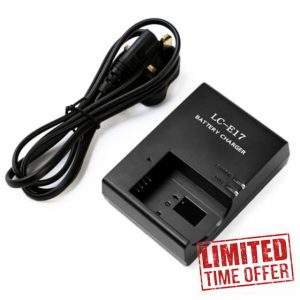 YUEFANSEN LC-E17 Quick Battery Charger for LP-E17 Camera Battery Compatible with Canon EOS Rebel T7i T6i T6s SL3 SL2 9000D 8000D 760D 750D 200D M6 M5 M3 Kiss X8i DSLR Cameras & More