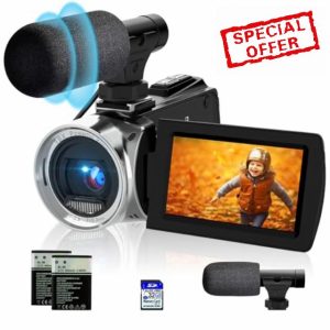 ISHARE Video Camera 4K 48MP Camcorder