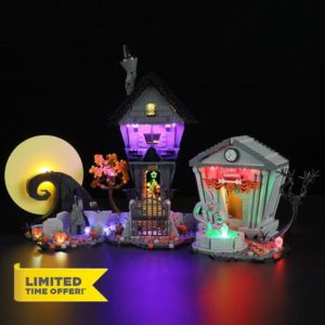 LIGHTAILING Light for Lego-21351 Disney Tim Burton's The Nightmare Before Christmas - Led Lighting Kit Compatible with Lego Building Blocks Model - NOT Included The Model Se
