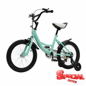 WooDerson 16 Inch Kids Bike For Boys Girls Height 105-135cm With Stabilisers