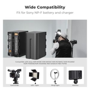 Compatible with Sony NP-F550 F570 F750 F770 F930 F950 F960 F970