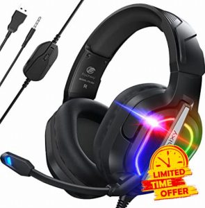 Fachixy「2024 New」FC200 Gaming Headset for PS4/PS5/PC/Xbox/Nintendo Switch