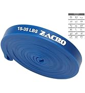 Zacro Pull Up Bands Set - 5 Levels Resistance Bands Set for Men and Women - Exercise Loop Bands w...