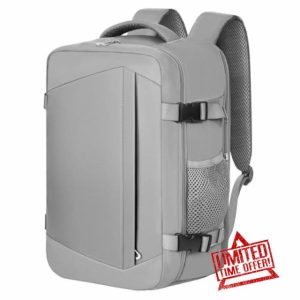 KIRFEIHT Carry-Ons 40x20x25 for Ryanair Cabin Bags Travel Bag - Hand Luggage Backpack Underseat Cabin Bag Small Size 20L - Daypack School Office Backpack (Grey)