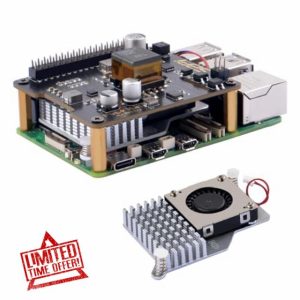 GeeekPi PoE+ HAT for Raspberry Pi 3B+/4B/5