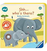 Ravensburger Play+ Search and Shine In The Jungle - Infant Sensory Book - Toddler Activity and De...