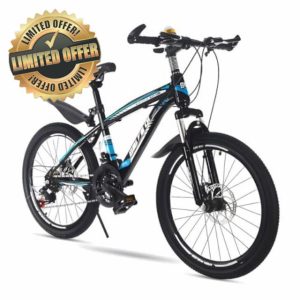 Children's Bicycle 20" 22" 24" 26" Kids Bike For Boys Girls 7 Speed Kids Bicycle Suspension Fork Sport Training Bicycle With Adjustable Seat For Children Sport Mountain Bike