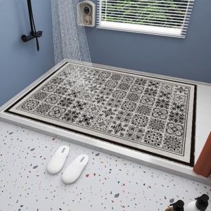 Non-Slip PVC Hollow Bathroom Floor Mat