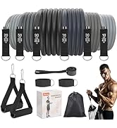 Fitense Resistance Bands 6 pcs 5-80lbs for Women