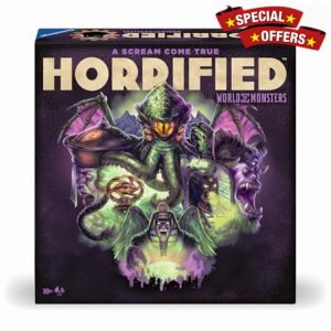 Ravensburger Horrified World of Monsters Game Immersive Strategy Board Game for Adults and Kids Age 10 Years Up - 2 to 5 Players - 2024