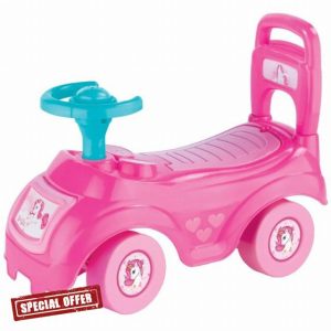 U.saf Unicorn Ride On Sit n' Ride Toy – Magical Unicorn Design with Under-Seat Storage for Kids | Promotes Active Play & Fitness | Lightweight & Durable