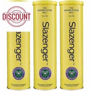zaizah 4 - Balls Slazenger Wimbledon Tennis Balls Official Championship Ball - Durable