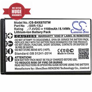 1100mAh 8.14Wh Battery Replacement for Standard Horizon HX870