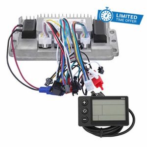 Alomejor 1000W Electric Tricycles 36V‑48V Brushless Controller Instrument LCD Set for Two-wheel Electric Motorcycles