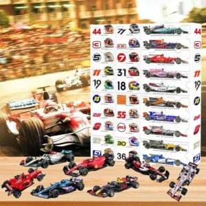 24 Days Toy Cars Model Christmas Countdown Calendar