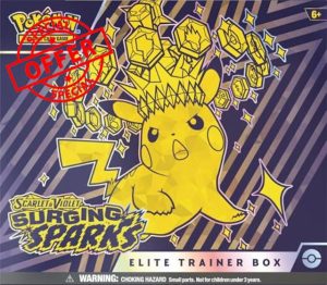 Pokémon TCG: Scarlet & Violet—Surging Sparks Elite Trainer Box (1 Full-Art Promo Card